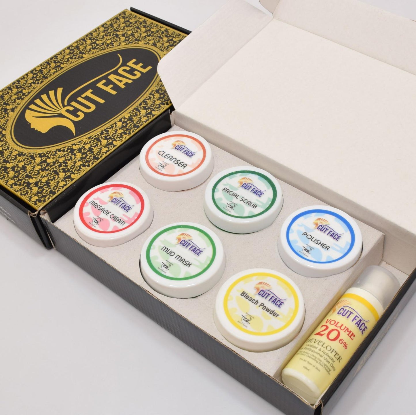Cut Face Facial Glow Kit ( 7 Jars of 125ML Each)