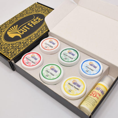 Cut Face Facial Glow Kit ( 7 Jars of 125ML Each)