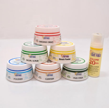Cut Face Facial Glow Kit ( 7 Jars of 125ML Each)